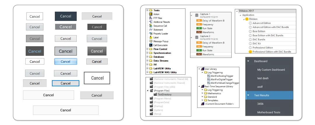 Sample output of the internal audit